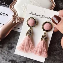 Load image into Gallery viewer, Tiny Tassel Earrings for Women