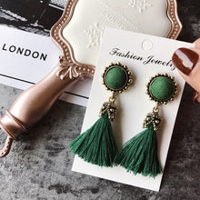 Load image into Gallery viewer, Tiny Tassel Earrings for Women